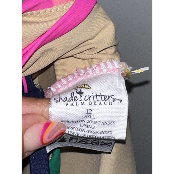 Shade Critters Women's Wrap One Piece, Multi Stripe Womens Size 12 new with Tags - Picture 9 of 9